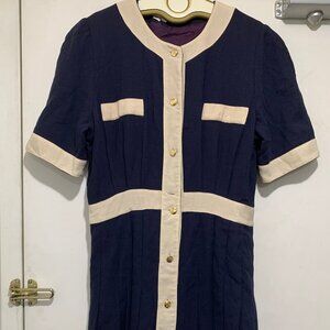 VINTAGE CREEDS TORONTO WOOL PLEATED DRESSES SIZE 14